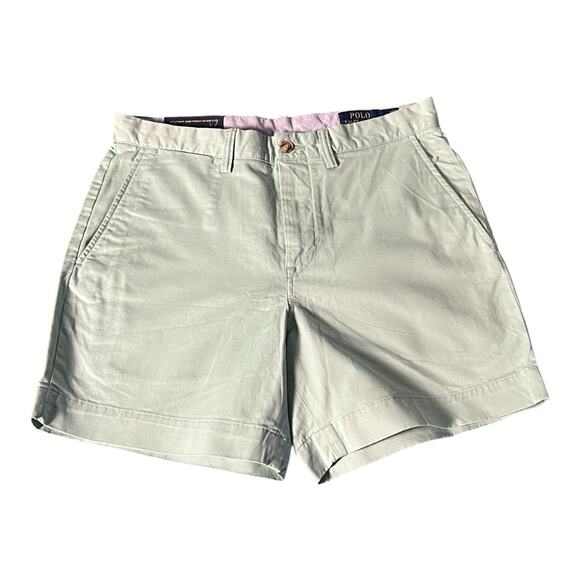 NWT Polo Ralph Lauren Men's Stretch Classic Fit 9" Chino Shorts Seafoam Green 31 - Picture 1 of 6